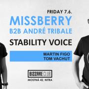 Stability Voice - Missberry & Andr Tribale - Bizzare Club - Nitra