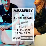 Andre Tribale & Missberry na terase - Regal Burger Piestany - Terasa - Pieany