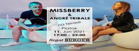 Andre Tribale & Missberry na terase - Regal Burger Piestany - Terasa - Piešťany